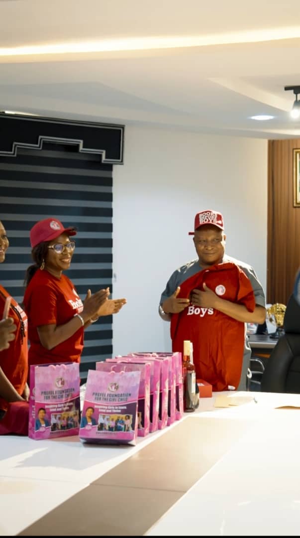 PREFEL Foundation For The Girl-Child Pays Courtesy Visit To Isoko North Chairman Ahead Of “Books Before Boys” Campaign