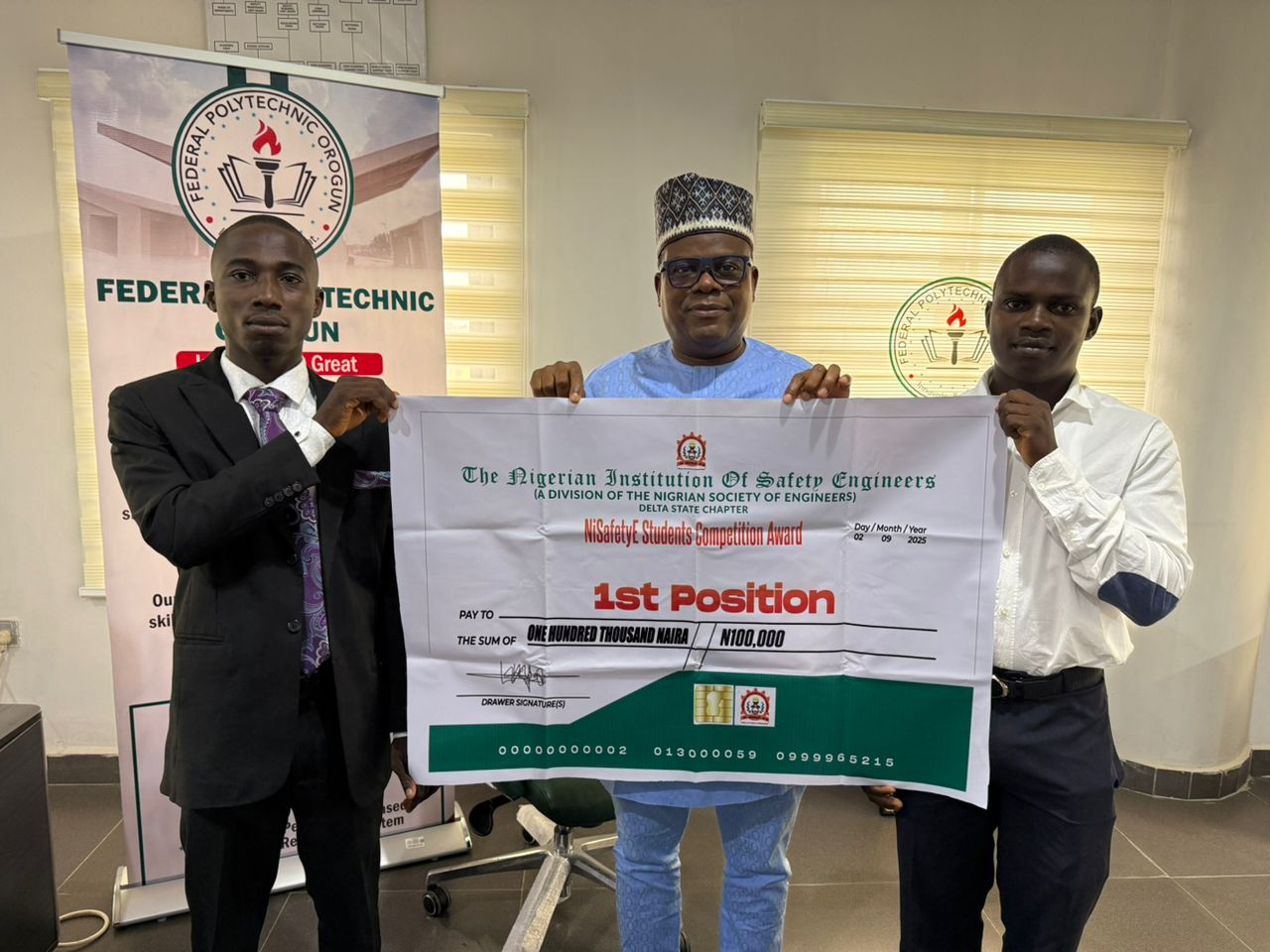 Federal Polytechnic Orogun Secures First Place In National Engineering Competition