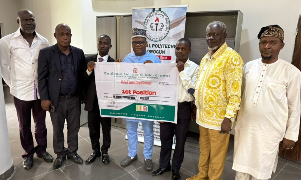 Federal Polytechnic Orogun Secures First Place In National Engineering Competition