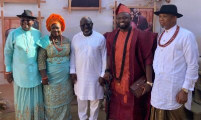 Oborevwori, Dafinone, Others Storm Lekki, As Rep. Francis Waive’s Son Weds