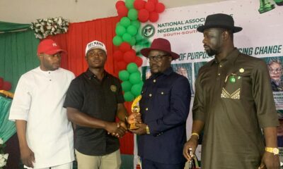 Oborevwori Bags Award Of Excellence At NANS Leadership Summit In DELSU