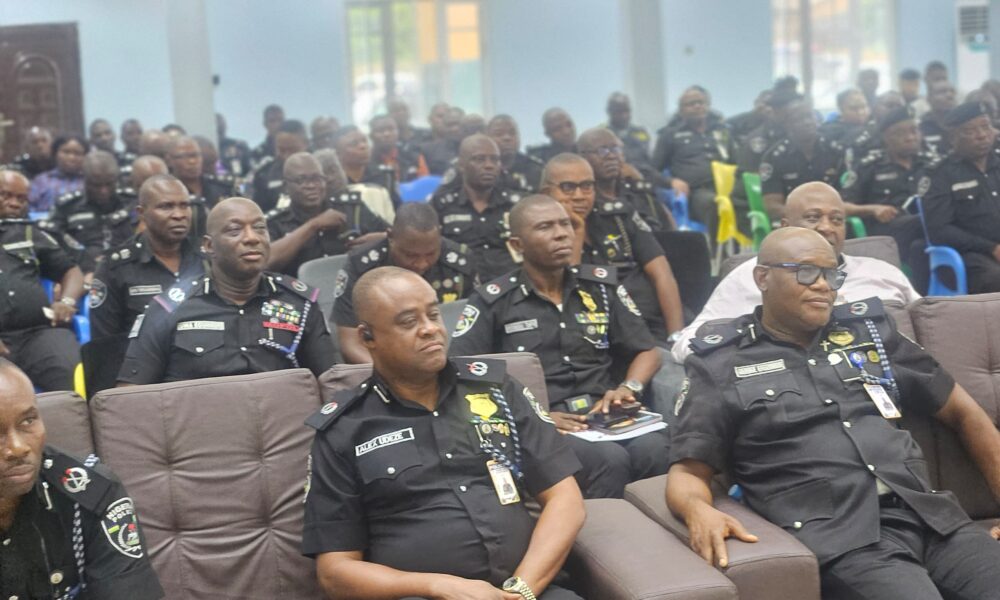 Delta CP Holds Strategic Conference With Officers, Harps On Professionalism, Cautions Against Extortion, Searching Of Mobile Phones