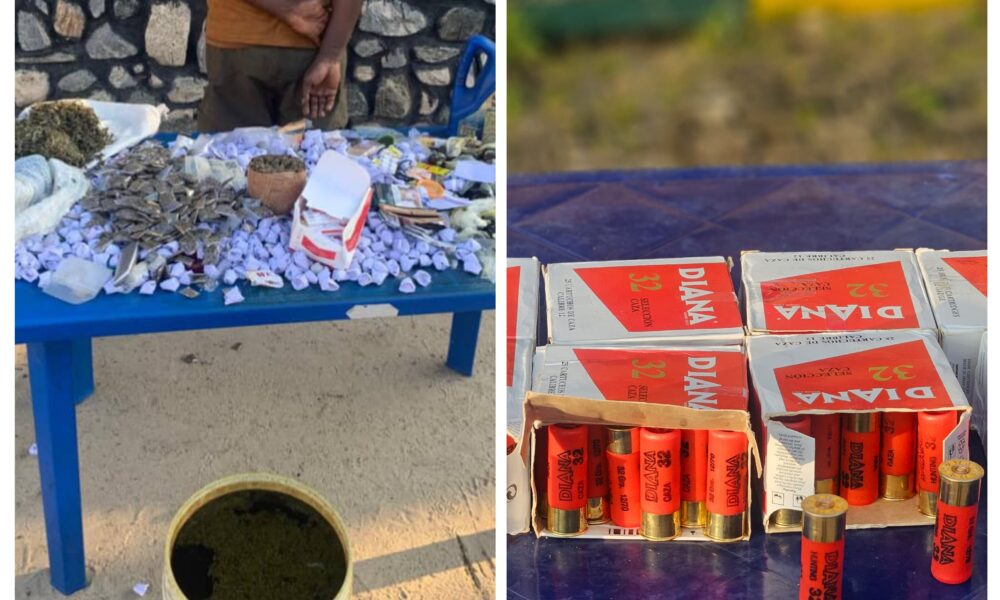 Police Intercept 400 Rounds Of Live Cartridges Bound For Edo, Arrest Suspected Drug Baron In Orerokpe