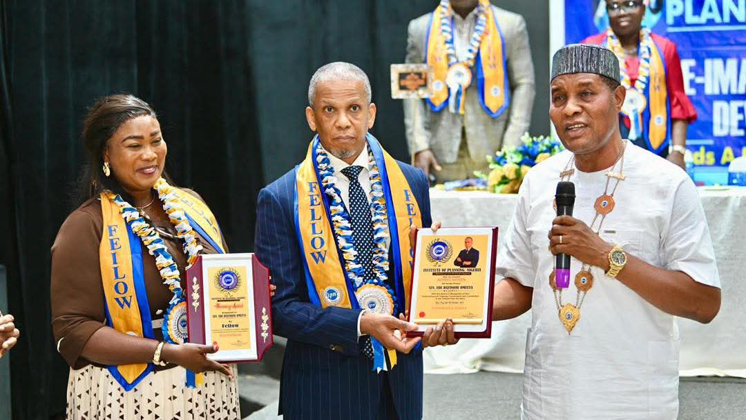 Institute Of Planning Nigeria Honours Senator Ede Dafinone With Fellowship