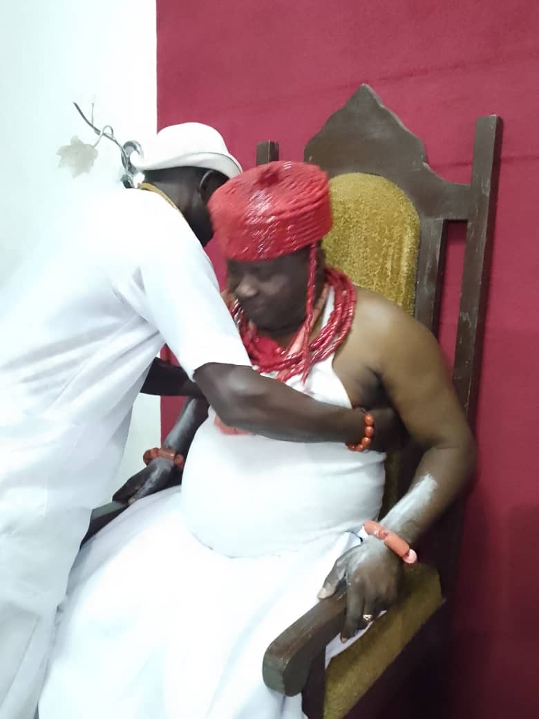 Osawota Crowned As Ovie Of Orogun, As He Promises To Attract Progress To Kingdom