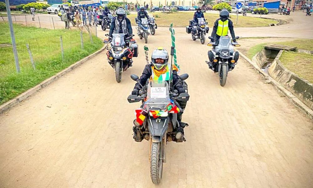 Dafinone Congratulates Akpevwe Ogboru On Historic Solo Motorbike Expedition