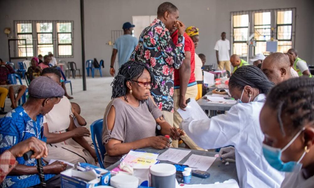 Senator Dafinone Takes Free Medical Outreach To Ughelli North LGA