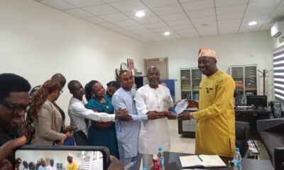 DELSU: Ex-Students Of Biochemistry Department Visit Professor Tonukari