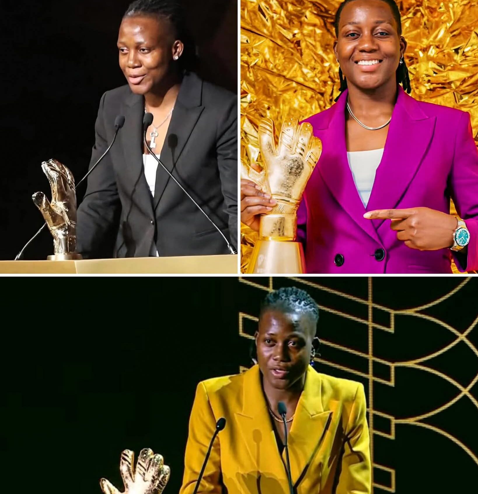 Chiamaka Nnadozie Wins CAF Women’s Goalkeeper Of The Year For The Third Year Running
