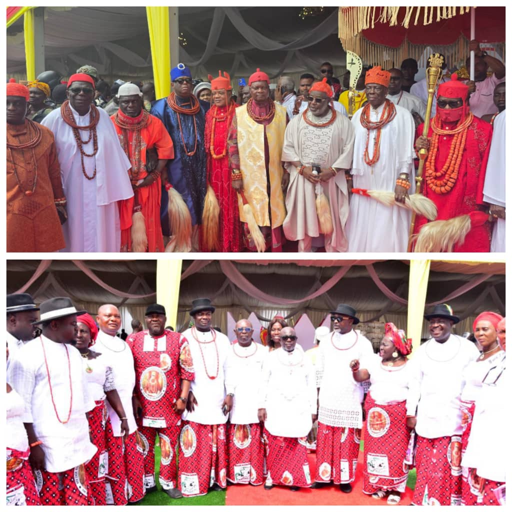 Ughelli South United Forum Celebrates Ovie Of Udu Kingdom On Staff Of Office