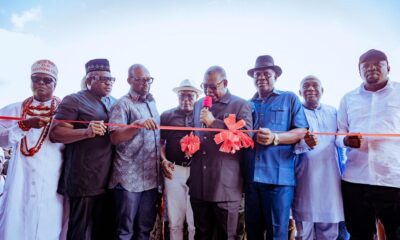Oborevwori Inaugurates Cluster Of Housing Units In Okuama