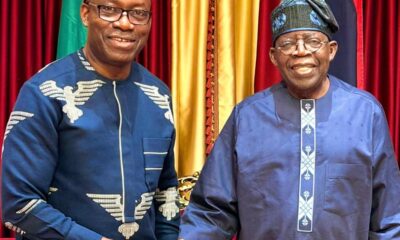 Governor Soludo At The State Villa, Warmly Received By President Tinubu