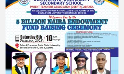 DELSU Secondary School To Hold Endowment Fundraising Ceremony Saturday