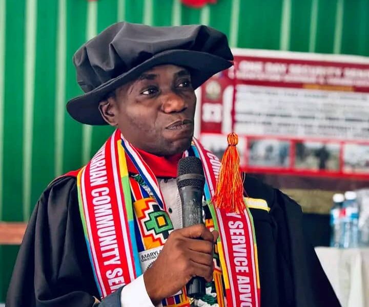 Maryland Christian University Confers Honorary Doctorate Degree On Rev. Goddowell Ivworin
