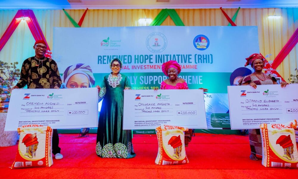Delta: Over 250 Persons Benefit From Renewed Hope Initiative Elderly Support Scheme