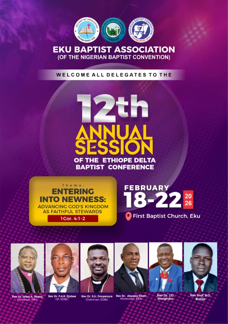 Ethiope Delta Baptist Conference To Hold 12th Annual Conference February
