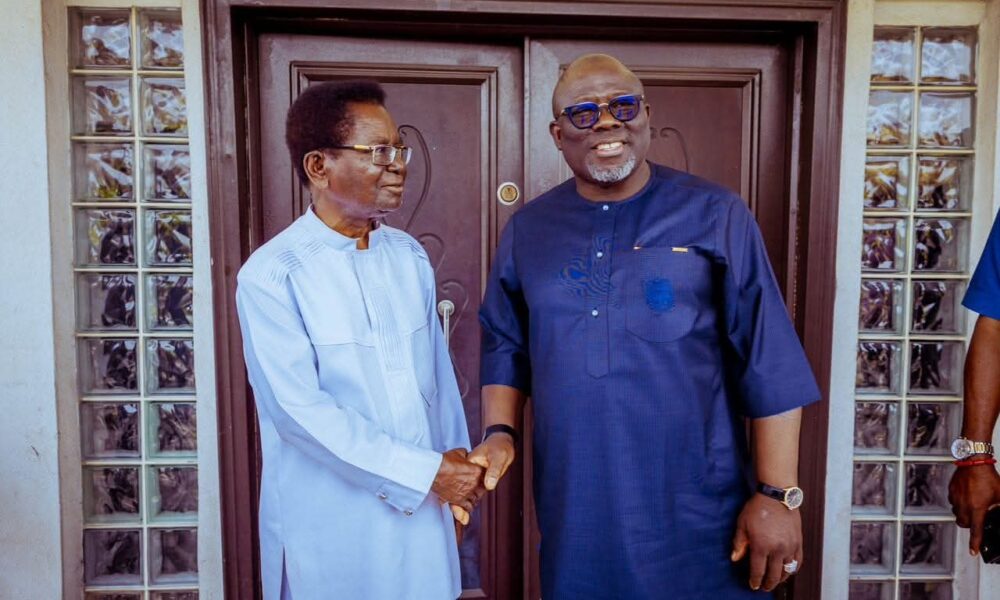 Oborevwori Felicitates Elder Statesman, Chief Godwin Ogbetuo At 96
