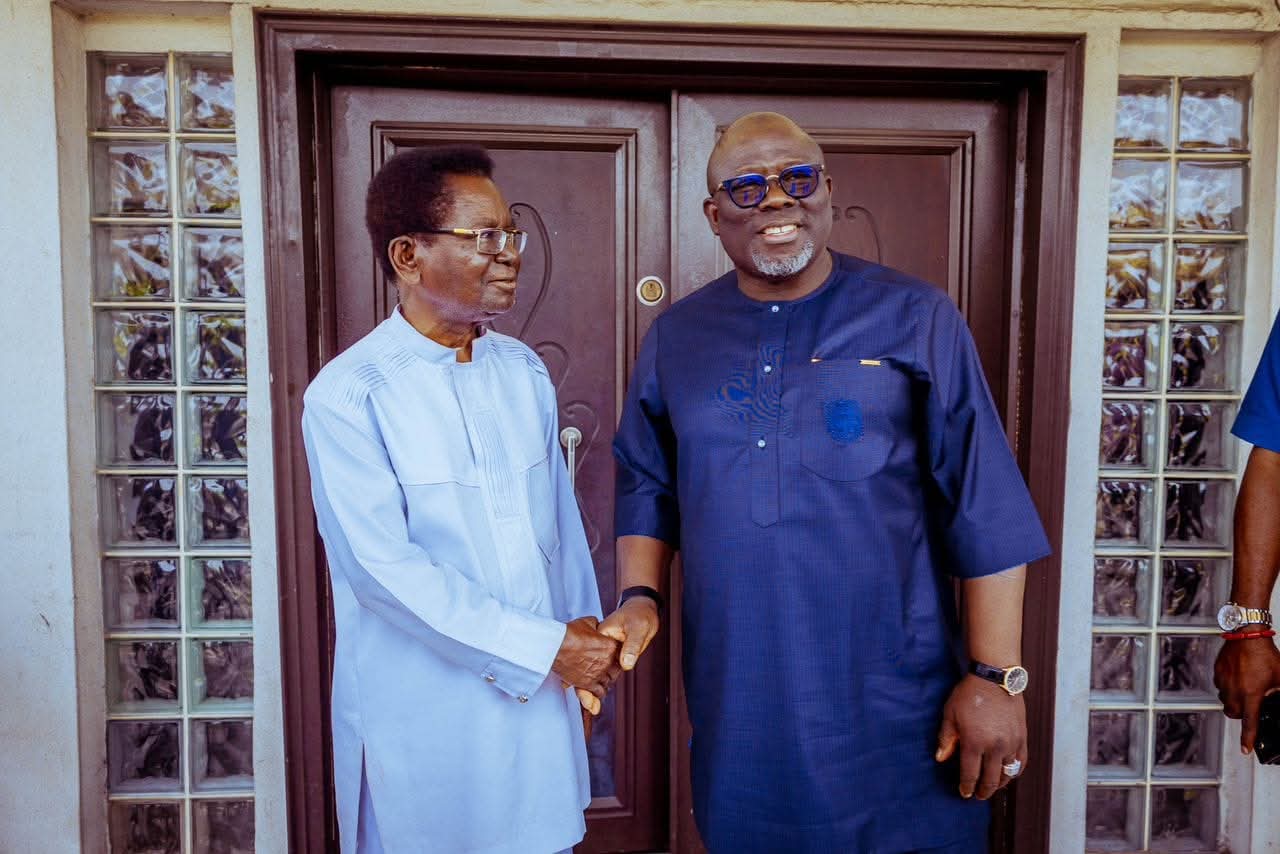 Oborevwori Felicitates Elder Statesman, Chief Godwin Ogbetuo At 96