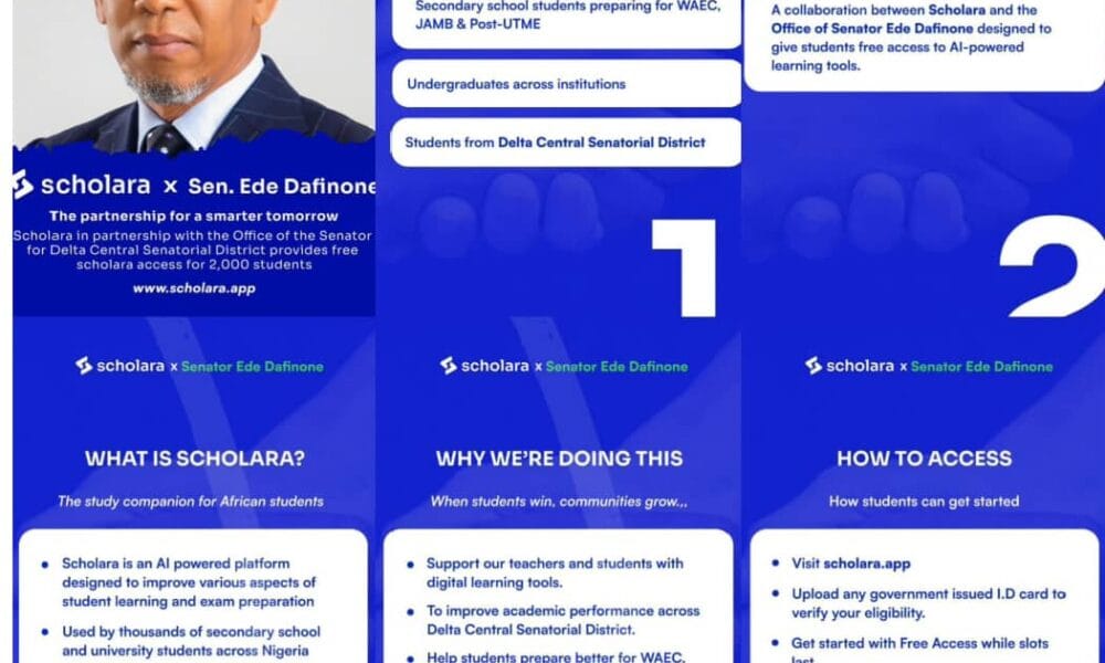 Dafinone Partners Scholara To Expand Access To Technology-Driven Learning For Students In Delta Central