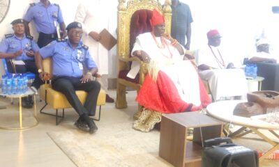 CP Aina Adesola Commences Familiarisation Tour, Visits Asaba Area Command, Asagba Of Asaba