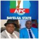 APC Group Frowns At Governor Diri Rumoured Nomination Of Cousin Brother, Mr Peter Akpe As Deputy