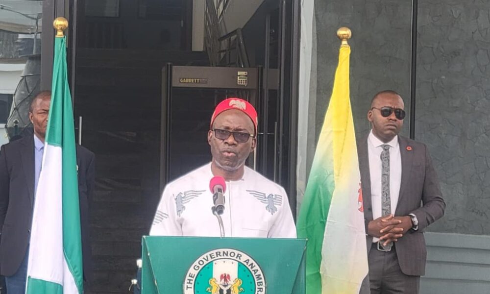 Governor Soludo Speaks To The Media, Remains Firm On Onitsha Main Market One-Week Shutdown