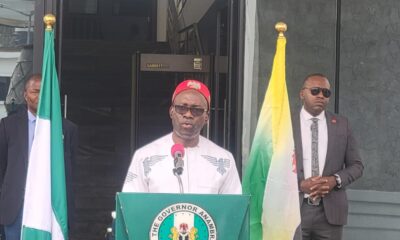 Governor Soludo Speaks To The Media, Remains Firm On Onitsha Main Market One-Week Shutdown