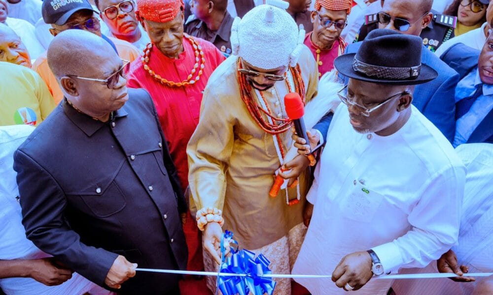 Excitement, As Oborevwori Inaugurates Model Technical College, Omadino