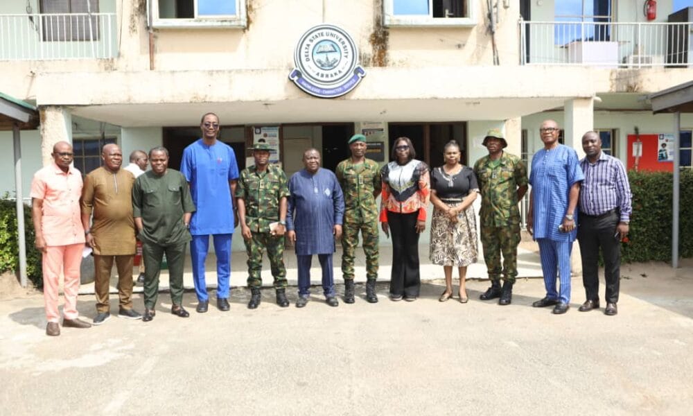 VC Hails Nigerian Army For Their Sacrifice As 181 Battalion Commander Visits DELSU