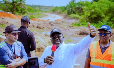 Oborevwori Inspects Ugbolu–Okpanam, Oko Road Projects, Insists On Quality, Timely Delivery