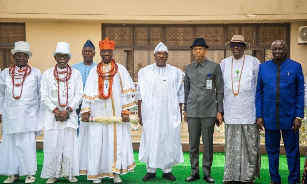 FG Reaffirms Commitment To Address Ecological challenges In Ugbokodo, As Okpe Monarch, Dafinone, Others Visit, SGF