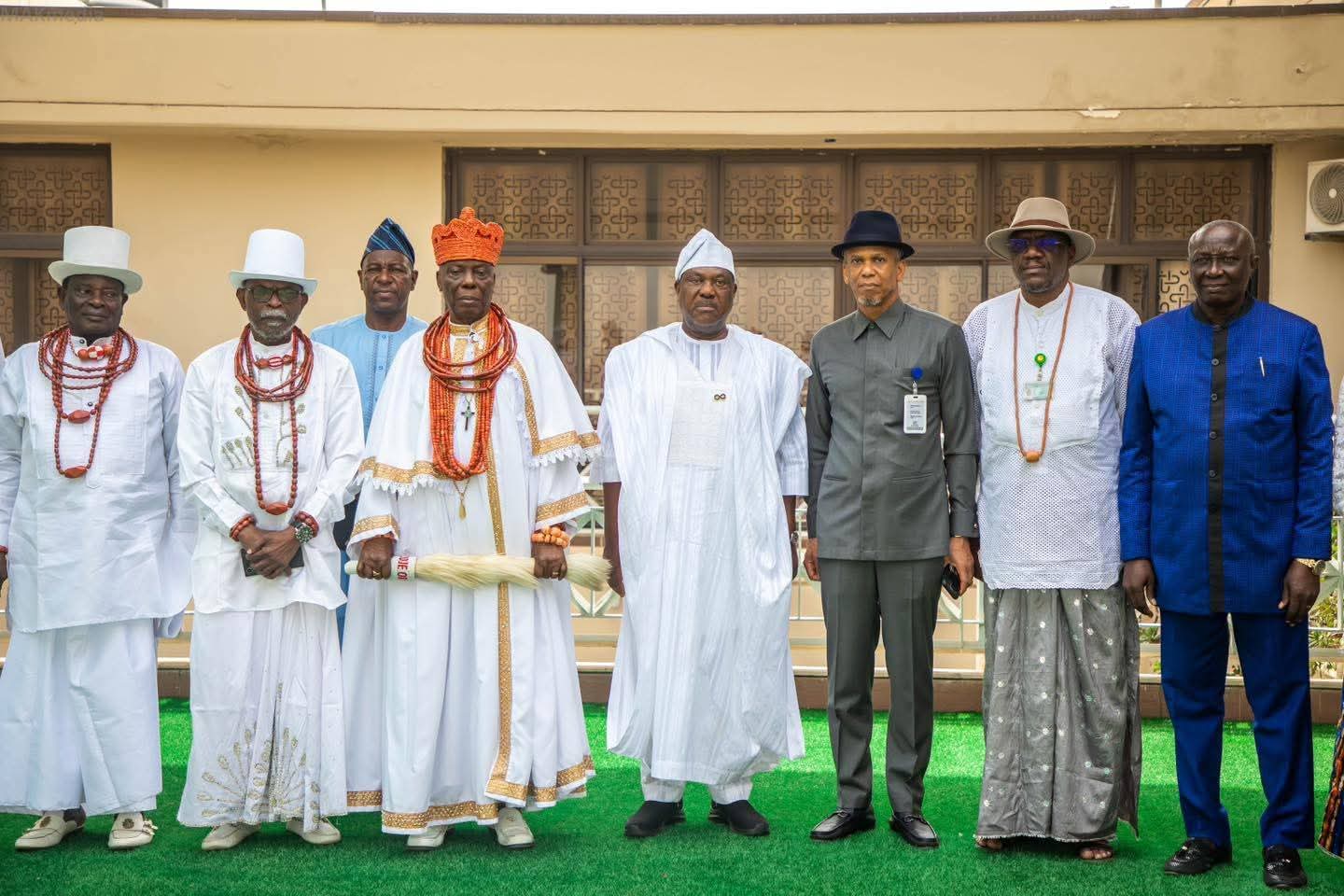 FG Reaffirms Commitment To Address Ecological challenges In Ugbokodo, As Okpe Monarch, Dafinone, Others Visit, SGF
