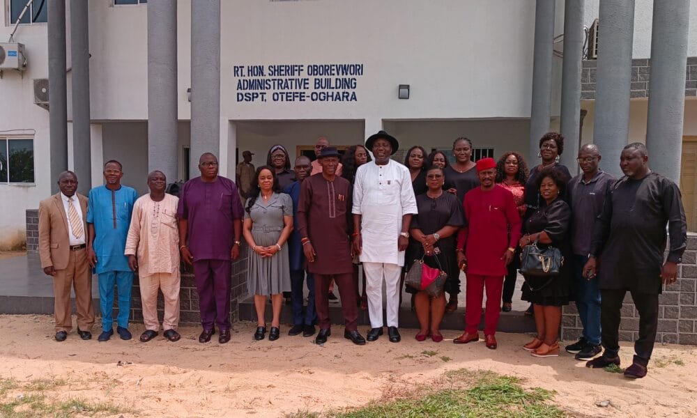 DTSG Commends Oghara Poly Rector For Naming Building After Governor Oborevwori