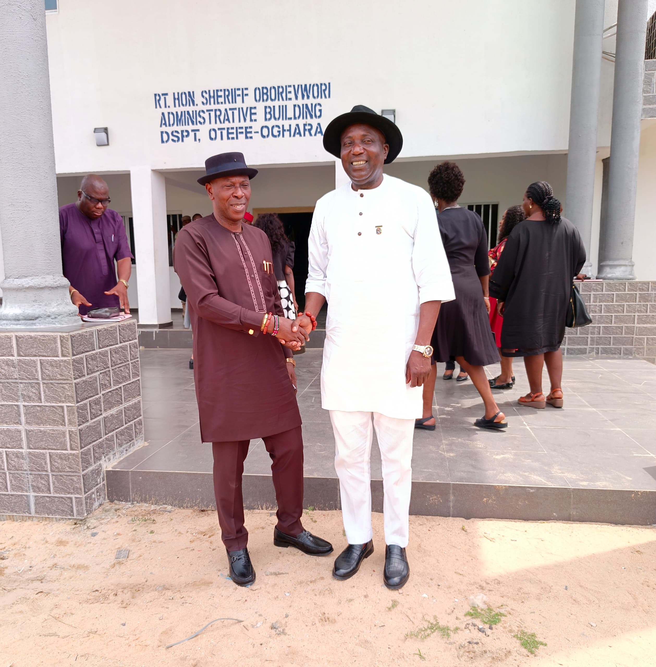 DTSG Commends Oghara Poly Rector For Naming Building After Governor Oborevwori