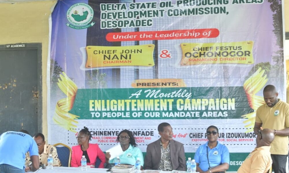 DESOPADEC Takes 'School Is Not A Scam' Campaign To Orogun Grammar School