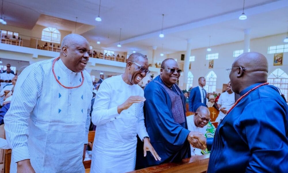 Don't Allow Division Define Us, Oborevwori Tells Politicians At Nwaoboshi’s Funeral