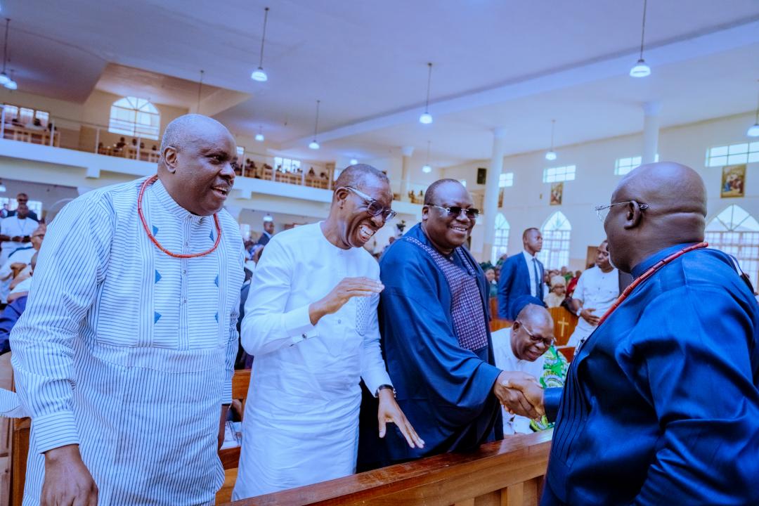 Don't Allow Division Define Us, Oborevwori Tells Politicians At Nwaoboshi’s Funeral