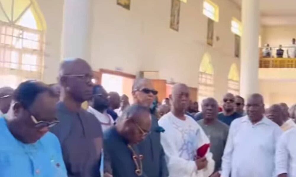 Ned Nwoko Pays Tribute To Late Peter Nwaoboshi, As Former Lawmaker Is Laid To Rest