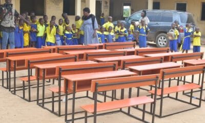 Ovbije Flags Off Distribution Of Chairs, Desks To Schools In Ethiope East