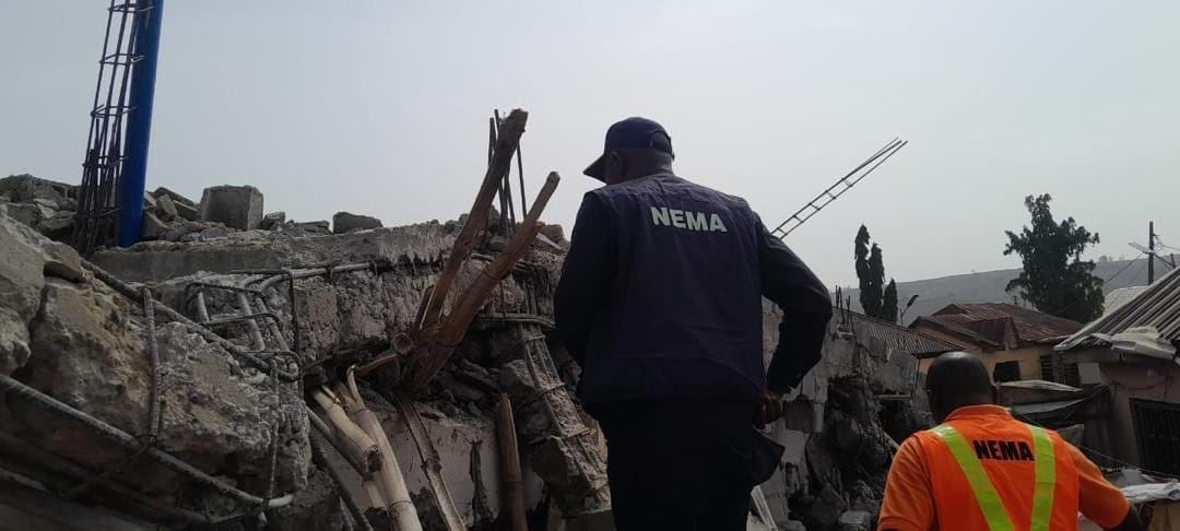 NEMA Coordinates Search, Rescue Operation Following Building Collapse In Abuja