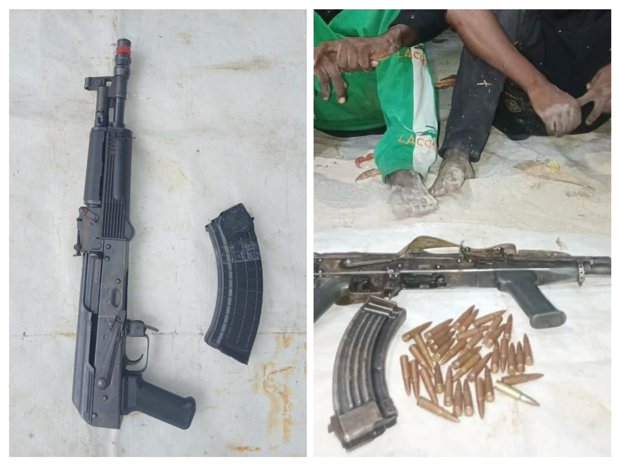 Delta Police Arrest Suspected Kidnappers, Gun Runners, Recover Two AK-47 Rifles