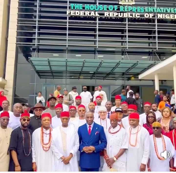 Traditional Rulers, Political Stakeholders, Others From Delta North Visit Senator Nwoko, Reaffirm Support For Anioma State Creation