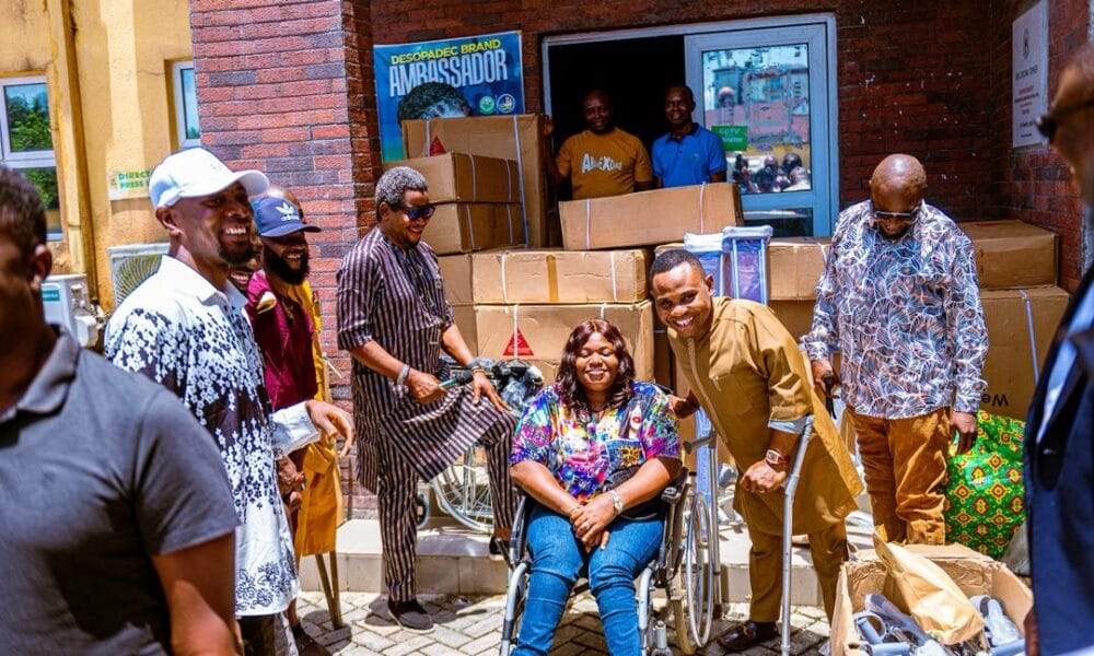 DESOPADEC Presents Wheelchairs, Crutches, Others To Physically Challenged Persons