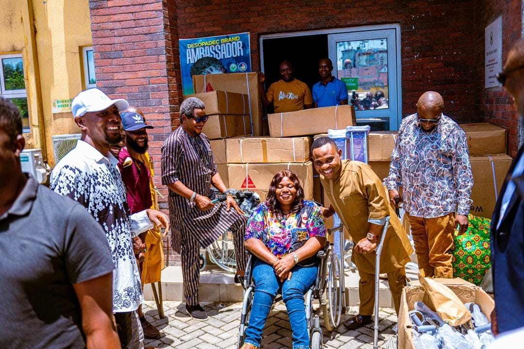 DESOPADEC Presents Wheelchairs, Crutches, Others To Physically Challenged Persons