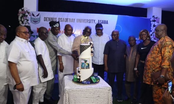 Dennis Osadebay University Honours Pioneer VC, Oghojafor, At Ceremonial Tee-Off, Send-Forth