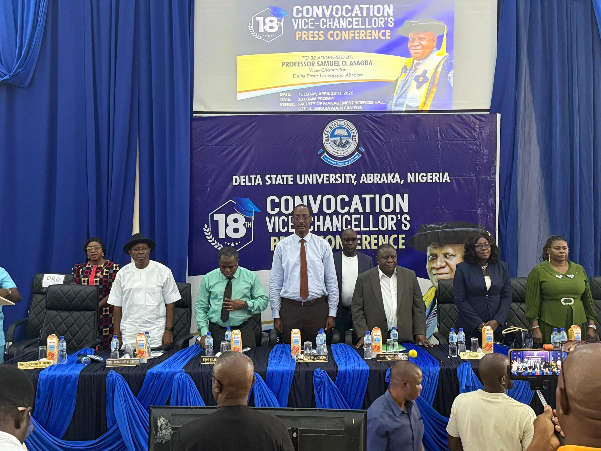 18th Convocation: DELSU Unveils Major Reforms, New Academic Programmes, ₦4.2bn Hostel Project, Solar Power Plan