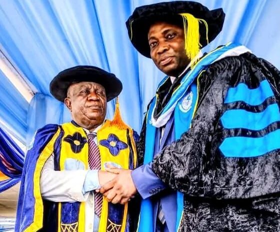 Ukwuani LG Management, Staff Congratulate Ajede On Doctorate Degree