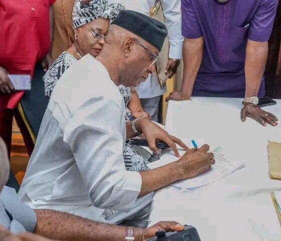Delta Central 2027: Omo-Agege Submits APC Form, Promises Issue-Based Campaign