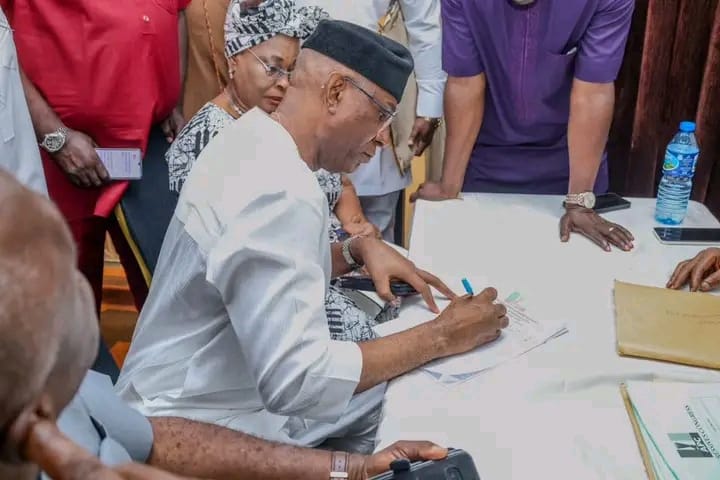 Delta Central 2027: Omo-Agege Submits APC Form, Promises Issue-Based Campaign