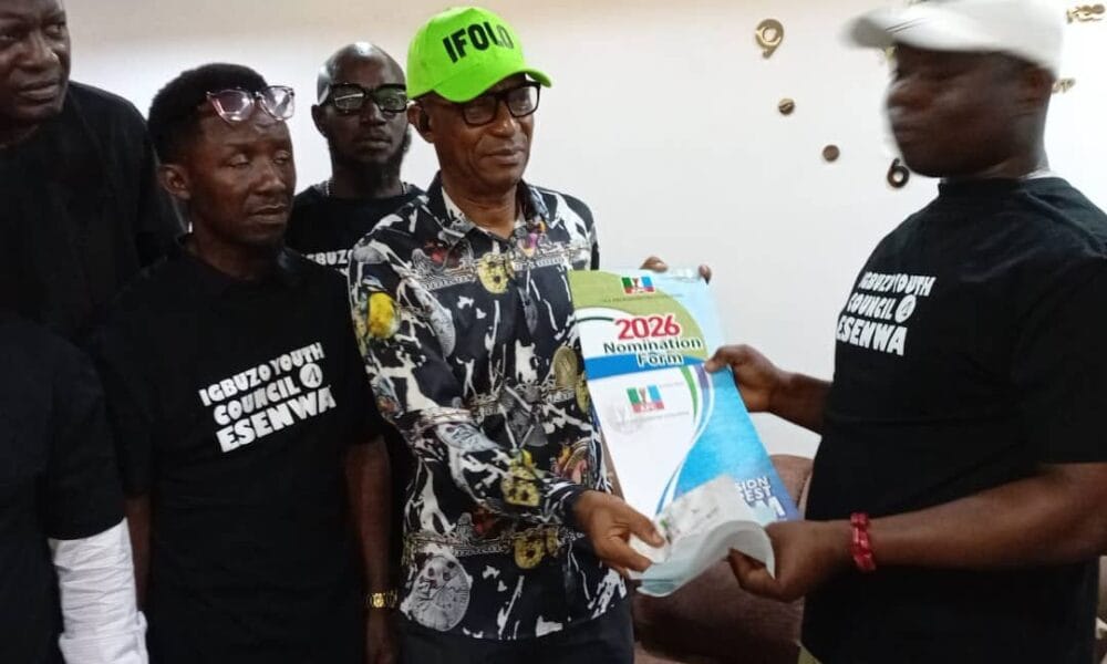 Igbuzo Youth Council Purchases APC Nomination Form For Hon. Frank Esenwah